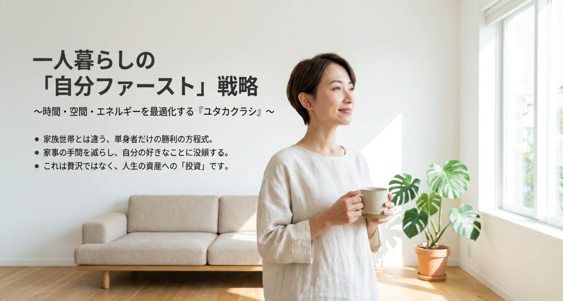 一人暮らしでQOLが上がるもの厳選!生活を豊かにする最強投資