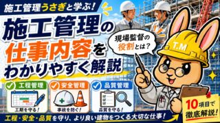 施工管理の仕事内容をわかりやすく解説