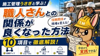 職人さんとの関係が良くなった方法10選